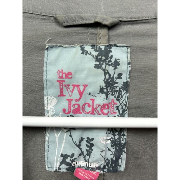 Avenue The Ivy Jacket Womens 30/32 Blazer 3XL Button Front Cotton Blend Casual - Picture 4 of 10